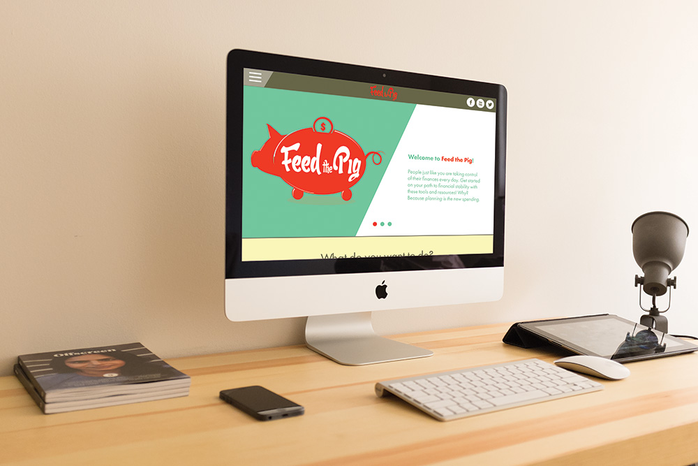 Feed the Pig Web design