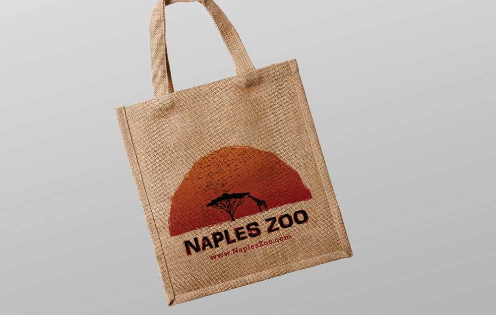 Naples Zoo Earth tote bag