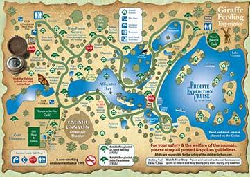 Naples Zoo Map